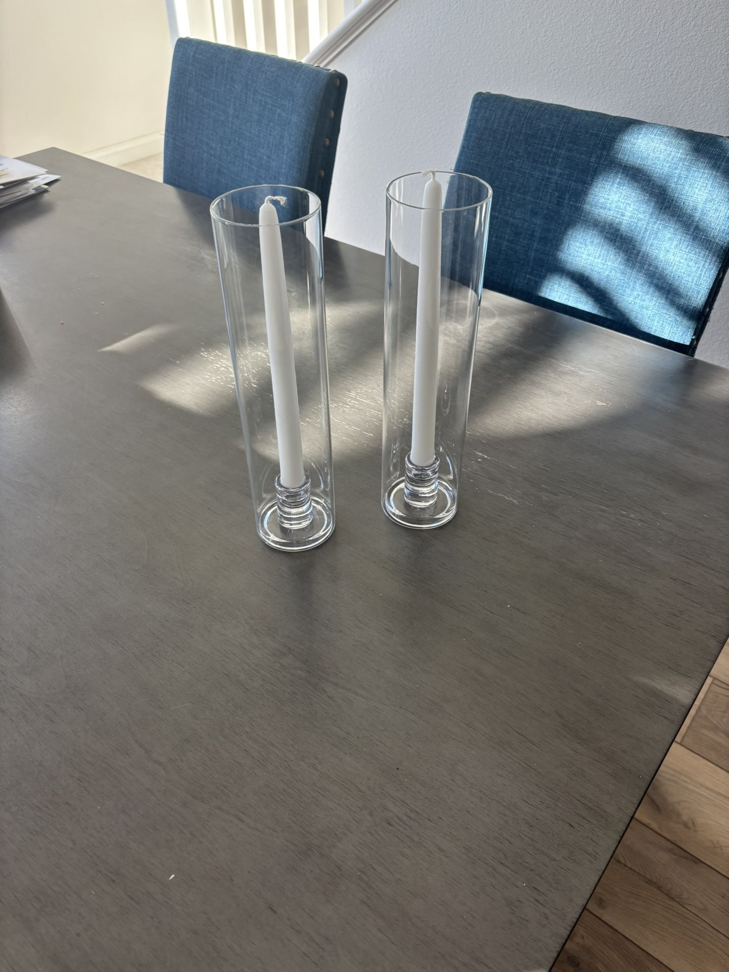 12 Hurricane Candle Holders 