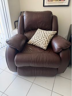 Brown Leather La-Z-Boy Recliner – $165 OBO