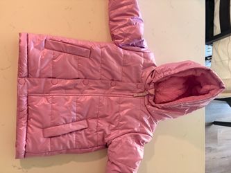Cat & Jack Girls Pink Hooded Fleece-Lined Jacket – Size 3T