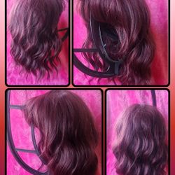 Burgundy Wig IF U SEE AD ITEM STILL AVAILABLE 