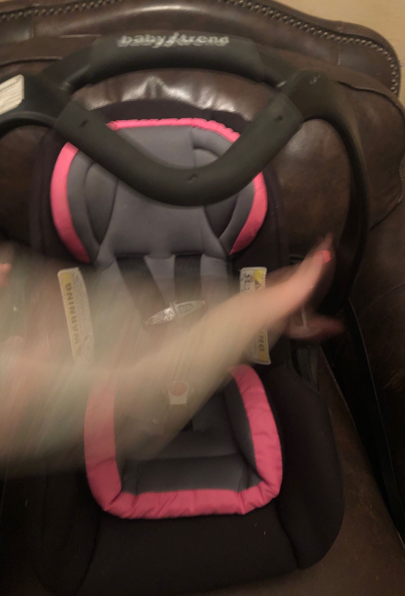 Baby trend car seat baby girl