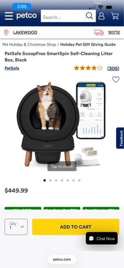 Self cleaning litter box