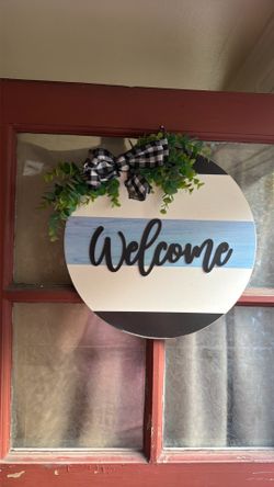 Welcome sign