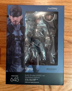 Figma Metal Gear Solid 2 Solid Snake No. 645 Sealed/New $100