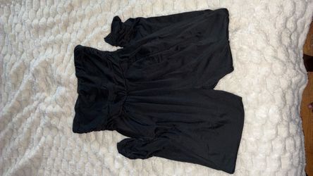 Black Ruched jumpsuit