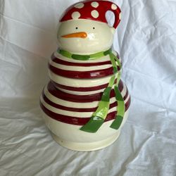 Snowman Cookie Jar 