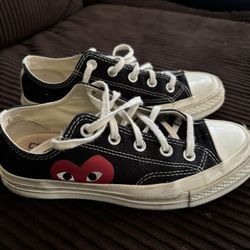 Converse Comme  Des Garcons PLAY Shoes