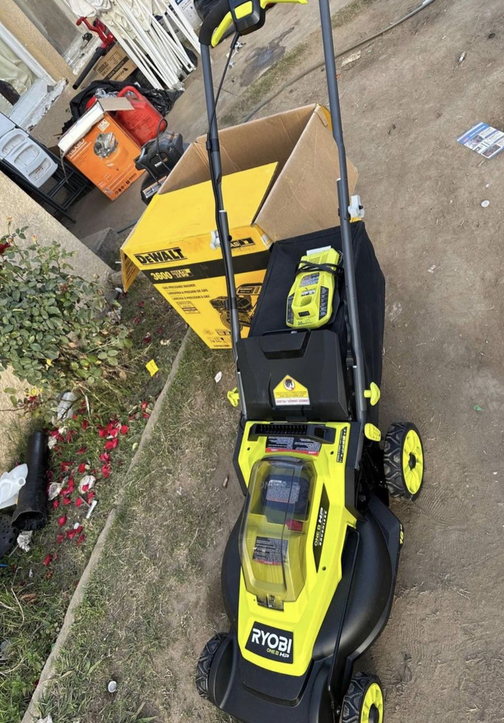 RYOBI ONE+ HP 18V Brushless 16 Cordless Battery Walk Behind