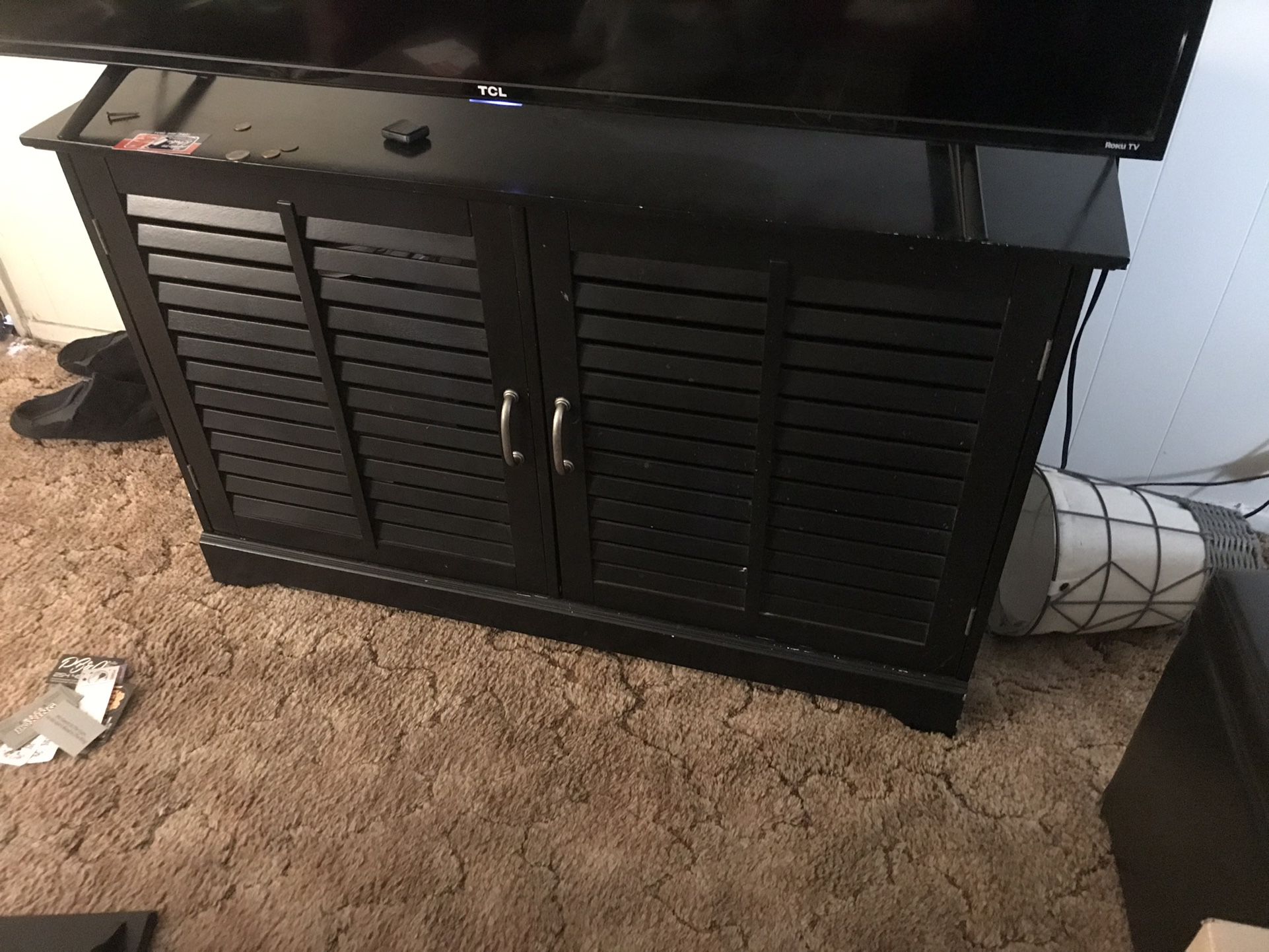 TV Entertainment Center Holds A 60-65 Inch TV