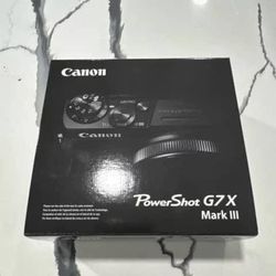 Brand New Canon PowerShot G7X Mark iii Camera