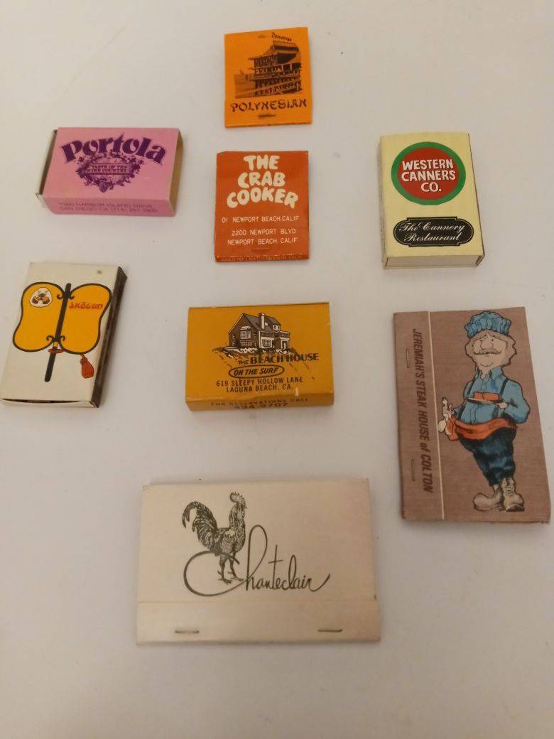 Collectable Match Books