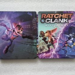 Ratchet & Clank Rift Apart Custom made G2 Steelbook/SteelUp Case PS4/PS5/Xbox