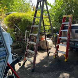 8’ Fiberglass Werner Ladder