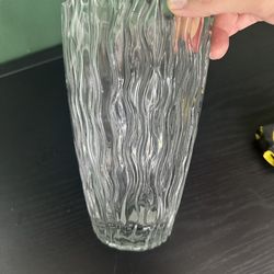 Modern glass abtract vase