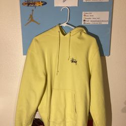 Yellow Stussy Hoodie 