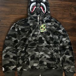 BAPE Color Camo Shark Full Zip Hoodie