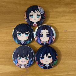 Demon Slayer Pins Set(5 Total) 