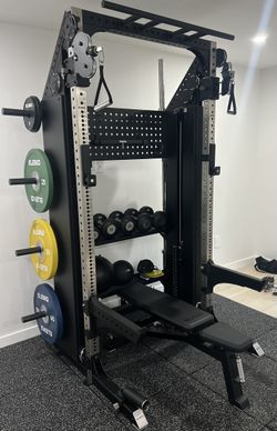 Eleiko Prestera Stainless Half Rack + Dual 120kg Cable System — $9,500