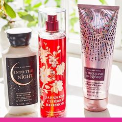 Lotion And Body Spray. 