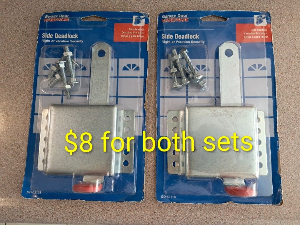 Garage Door Security Bolts