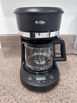 Mr. Coffee 5-Cup Programmable Coffee Maker – Black