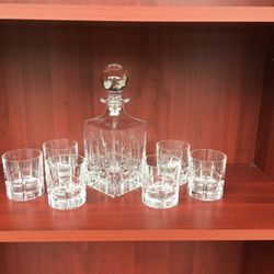 Vintage Whiskey Decanter Crystal DaVinci