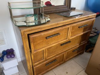 Three Piece Bamboo Dresser Set