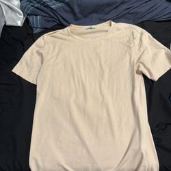 Zara large crème t shirt