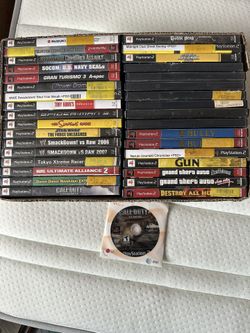 PS2 Game Lot – 35 Games – Untested / As-Is – GTA, Bully, Spider-Man, Simpsons