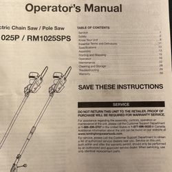 Pole Saw 