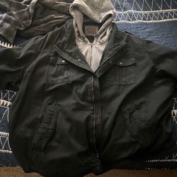 5xl Levi’s Jacket With Hoodie 