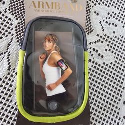 ReSpin Halle Berry Fitness Exercise Armband Black Adjustable With Extra Pouch