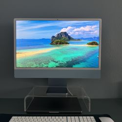 iMac 24" M1 (Blue) – 11/10 MINT Condition + Upgraded Keyboard