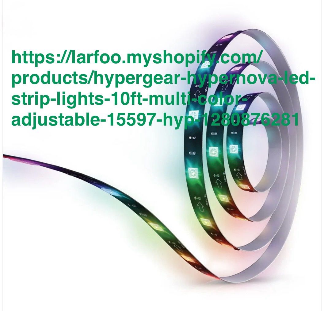 LED Strip Lights 10ft Multi-Color & Adjustable
