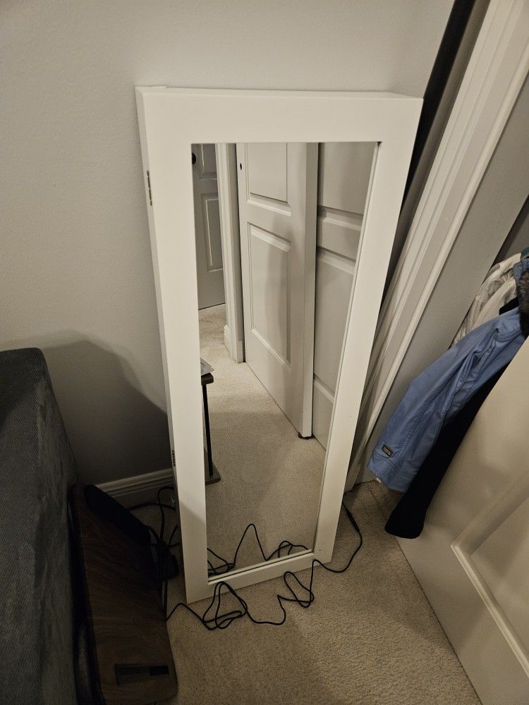 Mirror Jewelry Cabinet 