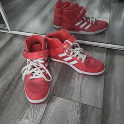 Red & White Adidas Mens