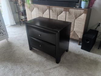 Beautiful, Sturdy Dark Wood Night Stand