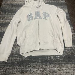 Gap Zip Up Cream Size L