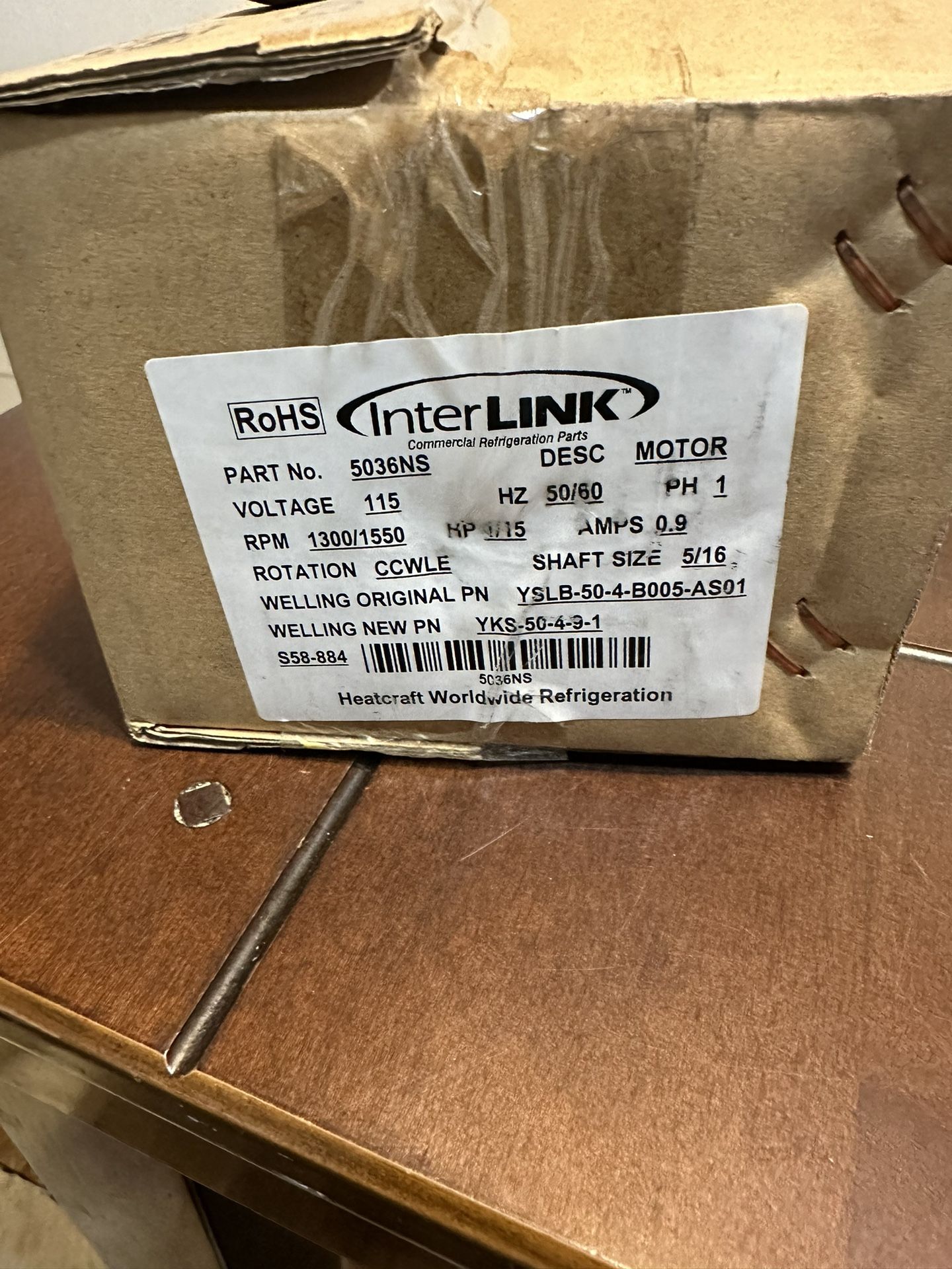 Motor For Commercial Walk In Cooler