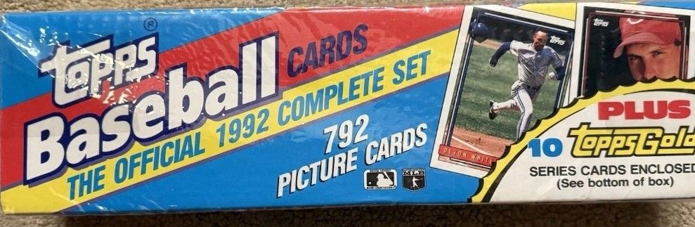 1992 Topps Baseball Complete Set 792 Card Series Brand New Factory Sealed