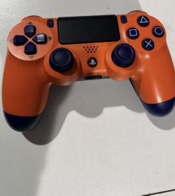 Sunset Orange Sony PS4 Controller