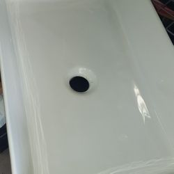 white ceramic vessel sink for bathroom $125