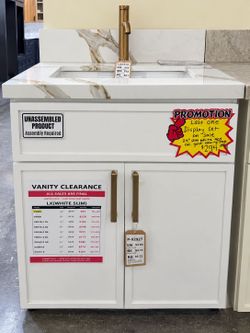 🔥 CLEARANCE SALE – 24" COMPLETE VANITY SET! 🔥