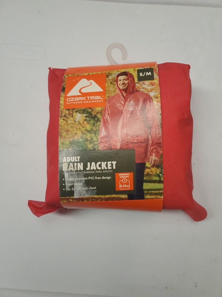 Adult rain Jacket New S/M