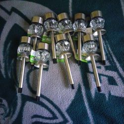 Jeweled Glass Solar Steaks