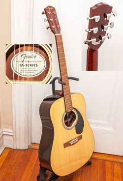 LN Fender FA-115 Acoustic Guitar & BAG+TUNER+ACC