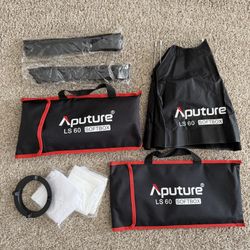 2 x Aputure LS 60 Softbox (NEW)
