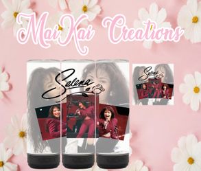 Selena custom tumbler with speaker