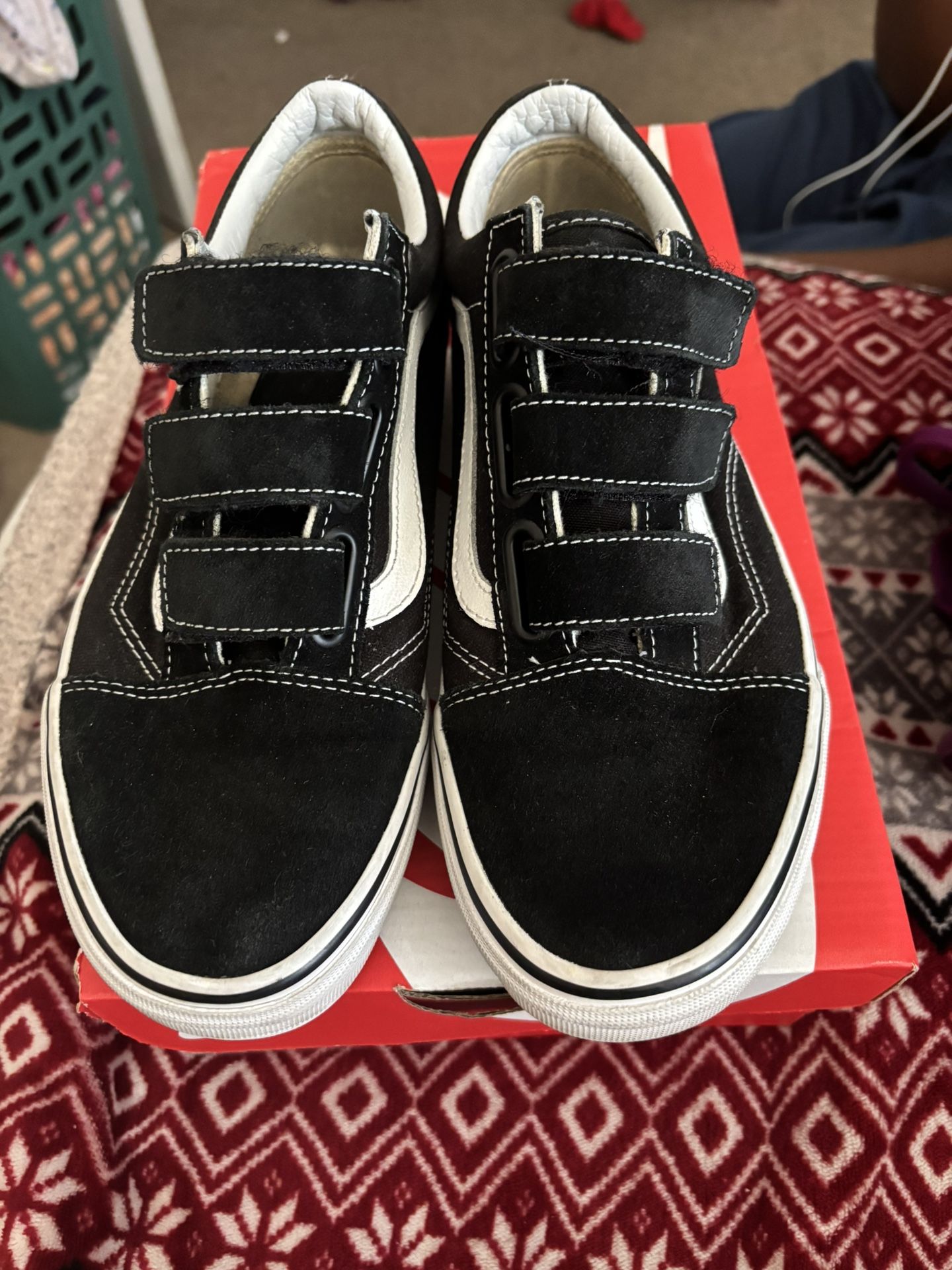 Black And White Vans Size 5.5 In Women’s