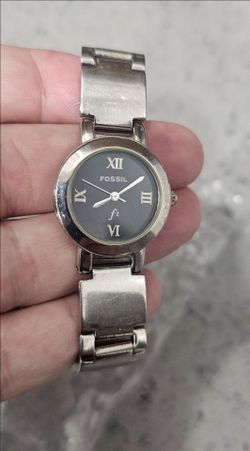 Fossil F2 Women Watch Stainless Steel Silver Water Resist Battery Quartz-New Battery Small